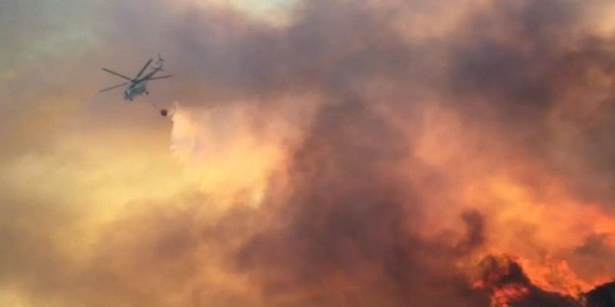 İzmir’de Askeri Alanda Yangın