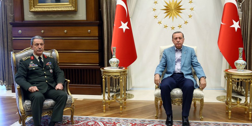 Cumhurbaşkanı Erdoğan İle Orgeneral Akar Görüşmesi Sona Erdi