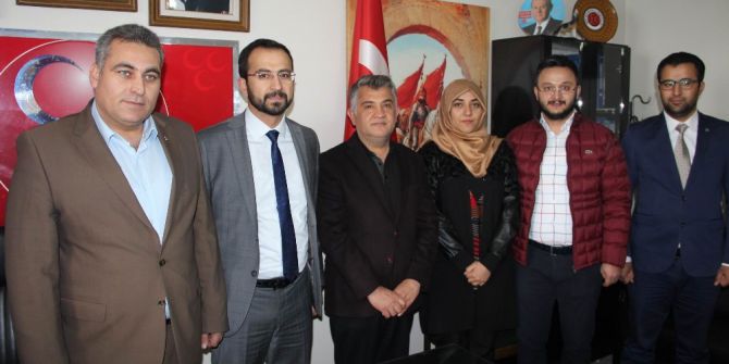 Ak Parti’den Mhp İl Başkanlığına Ziyaret