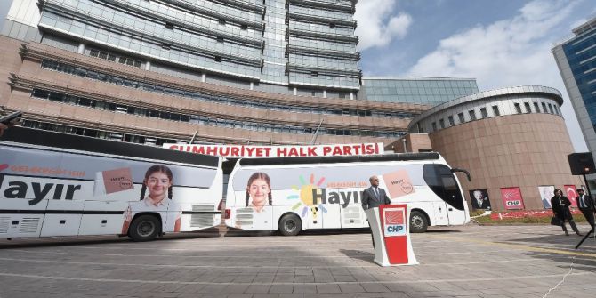 Chp’nin Halk Oylamasında Kullanılacak Otobüsleri Ve Kampanya Görselleri Hazır
