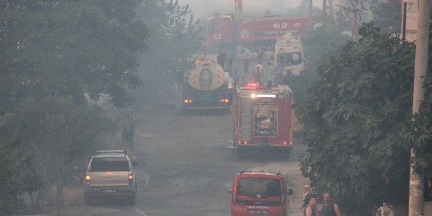 İzmir’de Askeri Alanda Çıkan Yangın Söndürüldü