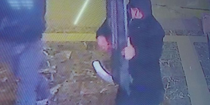 Televizyon Hırsızlığı Güvenlik Kamerasında