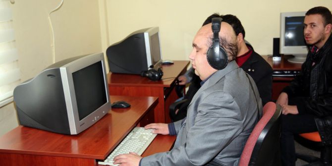 Sivas’ta Görme Engelliler Bilgisayar Kullanmayı Öğrenecek