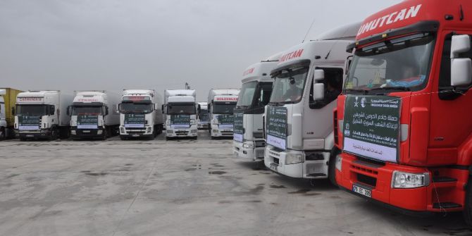 İhh’dan Suriye’ye 66 Tırlık Yardım Konvoyu