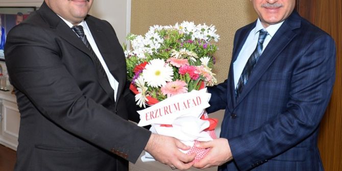 Erzurum Afad’dan Vali Azizoğlu’na Ziyaret