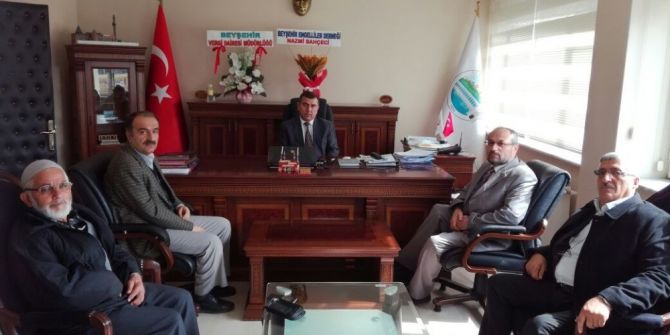 Engelliler Derneğinden Beyşehir Kaymakamı Şahiner’e Ziyaret