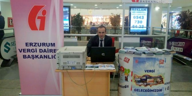 Palerium Avm’de Kira Gelirleri Beyanname Kabul Stantı Açıldı