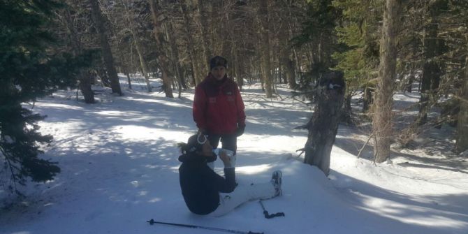 Dağda Kaybolan Kadın Kayakçı Ayak İzlerinden Bulundu