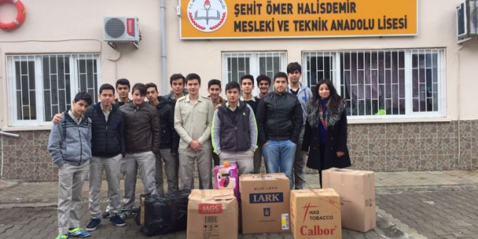 Köyceğizli Öğrencilerden Kardeş Okula Eğitim Yardımı