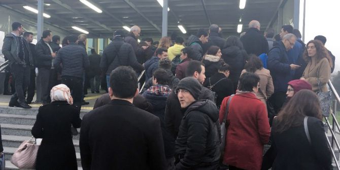 Marmaray’da Sis Yoğunluğu