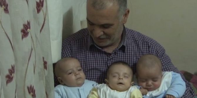 Suriyeli Aile Üçüzlerine Cumhurbaşkanı Erdoğan’ın İsmini Verdi