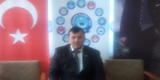 Türk İmar-sen Niğde İl Temsilcisi Murat Kestek;