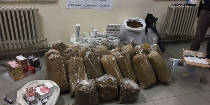 Ayvalık’ta Kaçak Sigara Operasyonu