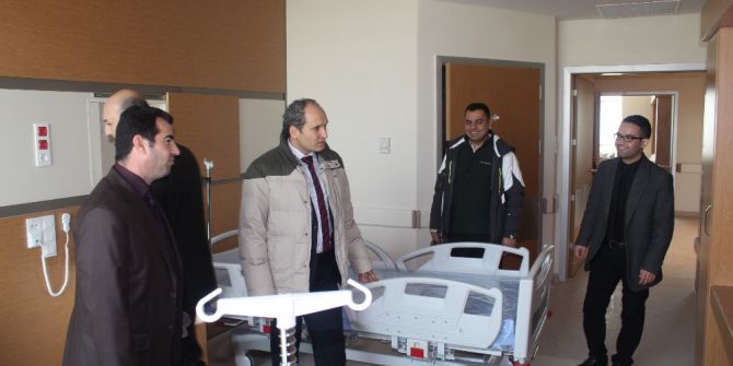 Demiraslan Yeni Şehir Hastanesini İnceledi