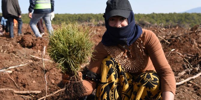Eskişehir’de İlkbahar Fidan Dikimlerine Başlandı