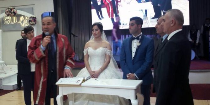 Başkan Sözlü, Adaşının Nikahını Kıydı