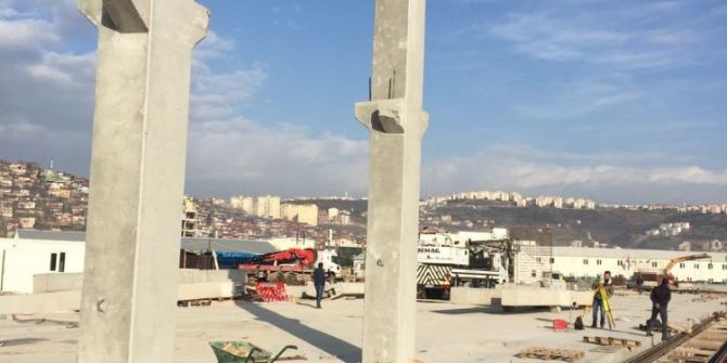 Akçaray Tramvay Araçları Bakım Onarım Depo Sahası Çalışmaları Devam Ediyor