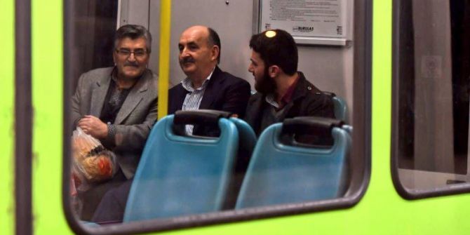 Müezzinoğlu Makam Aracından İnip Metroya Bindi