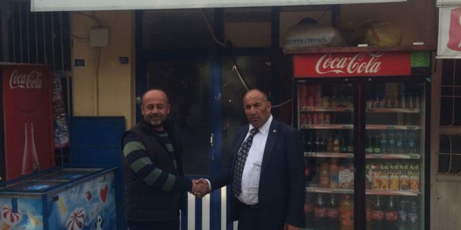 Evi Yanan Aileye Kızılay’dan Yardım