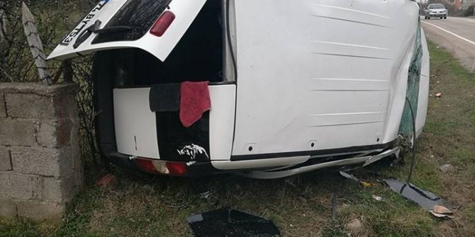 Cide’de Trafik Kazası: 1 Yaralı