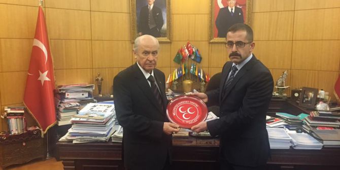 Ülkü Ocakları Mhp Genel Başkanı Bahçeli’yi Ziyaret Etti