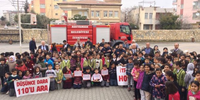 İlköğretim Okulunda Yangın Tatbikatı
