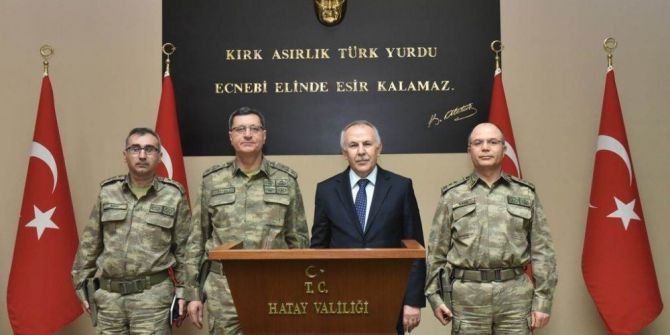 Korgenaral Yaşar, Vali Ata’yı Ziyaret Etti