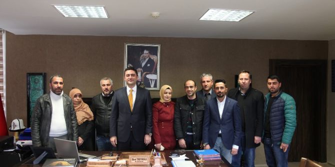 Girişimcilerden Kaymakam Tekbıyıkoğlu’na Ziyaret