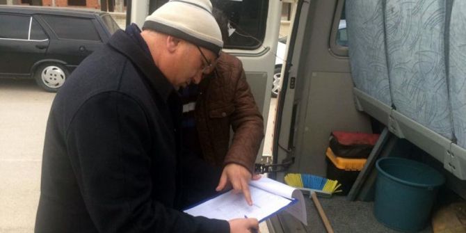 Sorgun’da Okul Servis Araçları Denetlendi