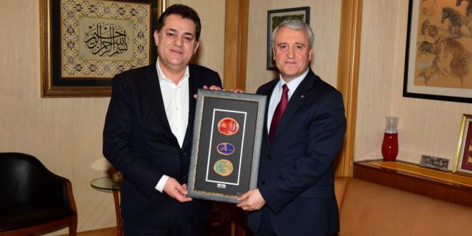 Halil Ünal’dan Rektör Gündoğan’a Ziyaret