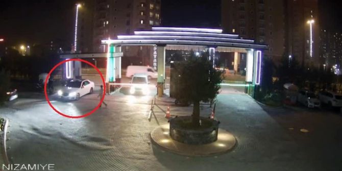 Lüks Sitede Hırsızlık Kamerada