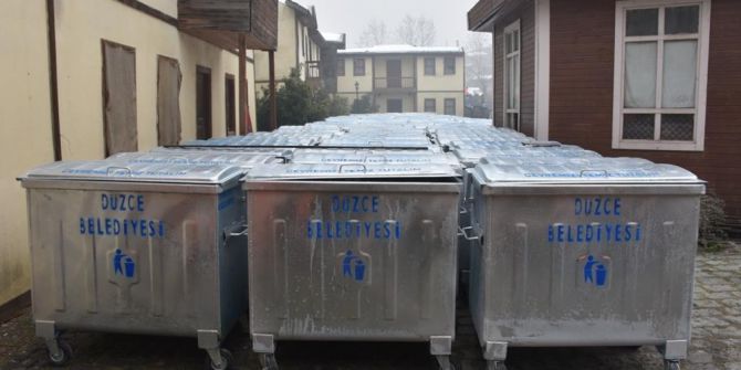 Düzce Belediyesine 400 Çöp Konteyneri Alınacak