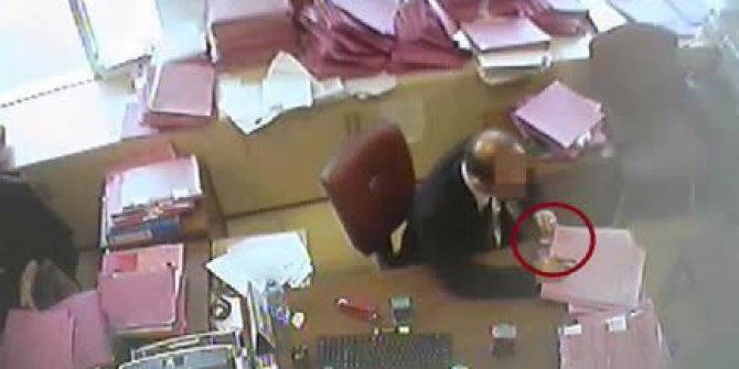 İstanbul Adliyesi’ndeki Rüşvet Skandalı Kamerada
