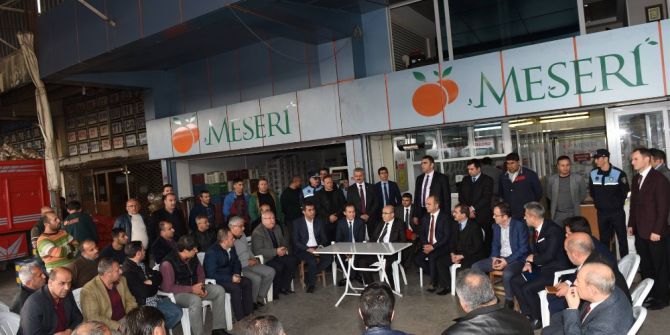 Vali Mahmut Demirtaş, Esnaf Ziyaretlerini Sürdürüyor