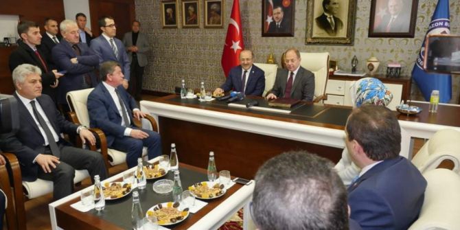 Sağlık Bakanı Akdağ, Başkan Gümrükçüoğlu’nu Ziyaret Etti