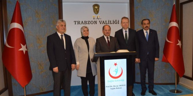 Sağlık Bakanı Recep Akdağ Trabzon’da
