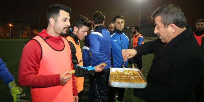 Başkan Karabacak’tan Amatör Spora Yerinde Destek