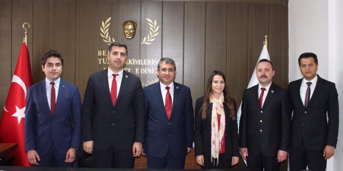 Yeşilay Kilis Şube Başkanı Ahmet Zorlu, Dr. Happani’ye Ziyaret