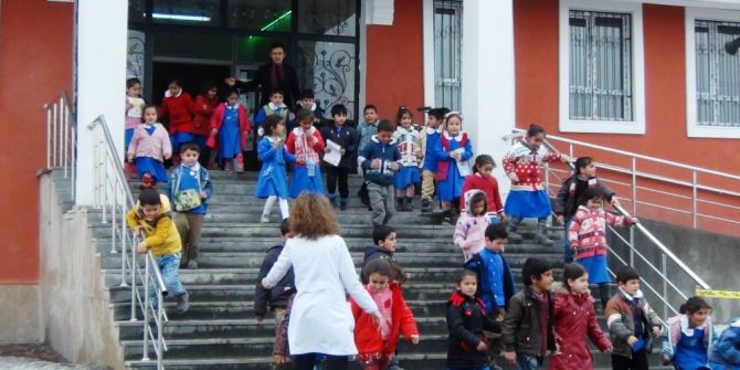 Erciş’te Deprem Ve Yangın Tatbikatı