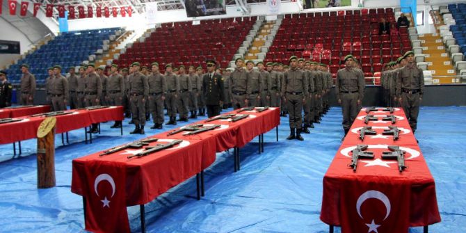 Jandarmada Duygulandıran Yemin Töreni