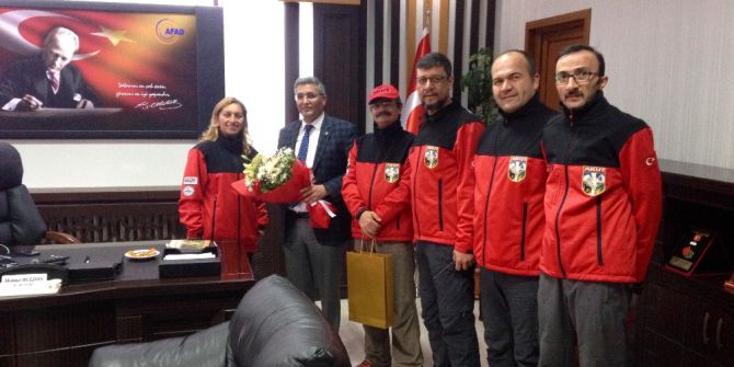 Akut Ekibinden Afad’a, “Deprem Haftası” Ziyareti