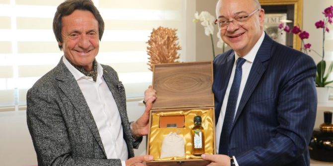 Zorlu Ve Başkan Ergün Bir Araya Geldi