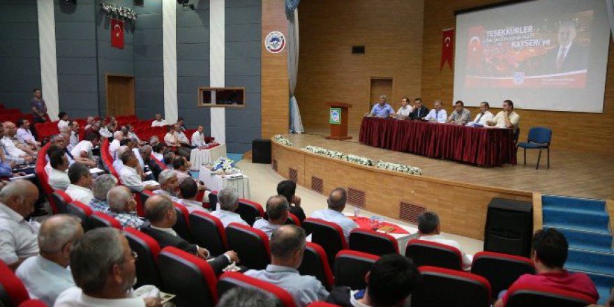 Melikgazi’nin Gelişim Ve Yatırım Stratejisi Muhtarlarla Belirleniyor