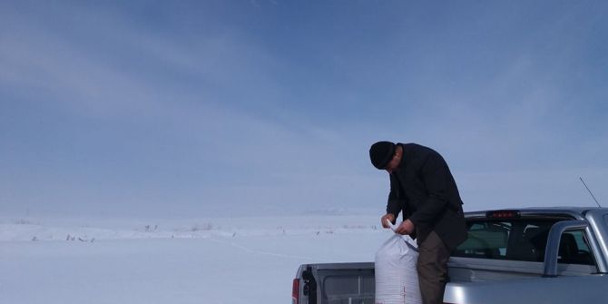 Saray’da Doğaya Yem Bırakıldı