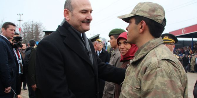 Bakan Soylu’dan Üçüz Çocuklarını Aynı Anda Askere Gönderen Anne Ve Babaya Tebrik