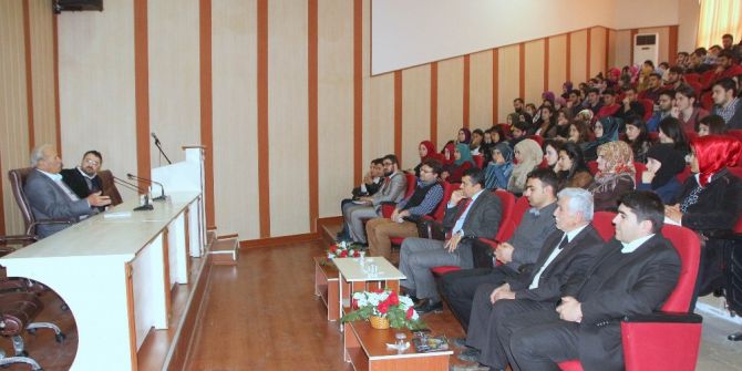 Kilis Üniversitesinde "Her Konuda Serhat-edebiyat" Konulu Söyleşi