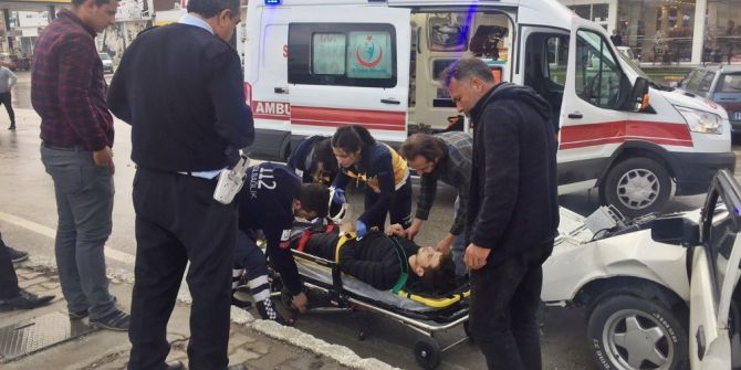 Sungurlu’da Kaza : 1 Yaralı