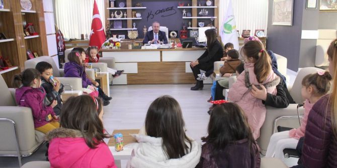 Başkan Şahiner, Minikleri Ağırladı