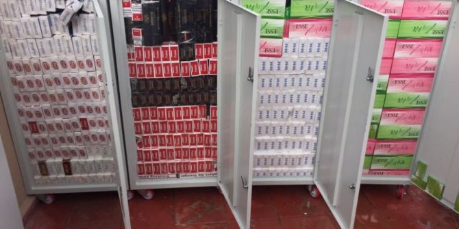 Kamyondaki Zulada 41 Bin 280 Paket Kaçak Sigara Ele Geçirildi