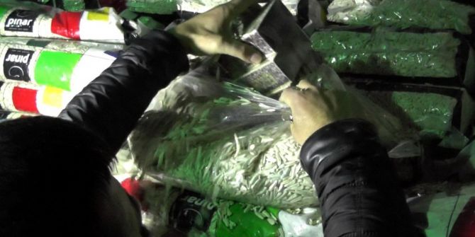 Uşak’ta 42 Bin Paket Kaçak Sigara Yakalandı